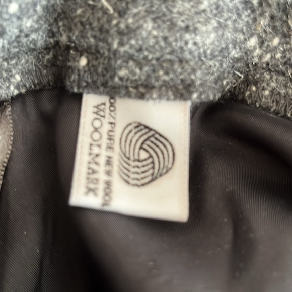 Vintage Lauren tweed dark gray maxi A-line skirt 50% lamb wool/50% pure wool - Picture 6 of 8